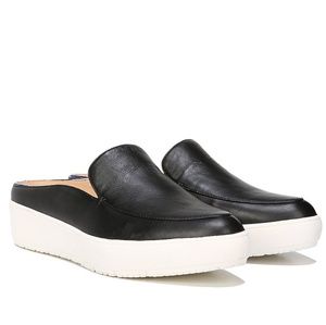 Dr Scholl's gia leather flats mules size 6 worn a couple times